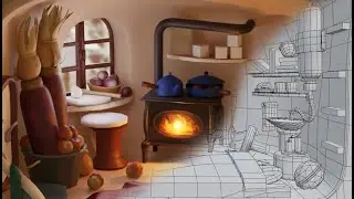 Lighting & Rendering - Squirrel's tiny home - low poly Environment Art - Blender 3D 20,000tris