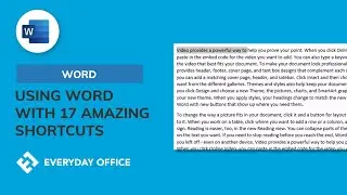 17 ESSENTIAL Keyboard and Mouse Shortcuts for Microsoft Word