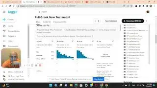 Build and deploy an  Greek Language New Testament ML Recommender web app on streamlit cloud