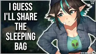 3DIO ASMR | Sharing your Sleeping Bag with a Tomboy  👀 | Deep Voice | Head Scratches & Cuddles