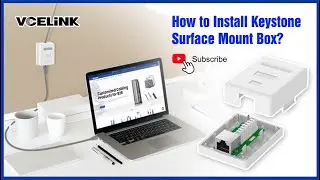 How to install keystone surface mount box? | VCELINK