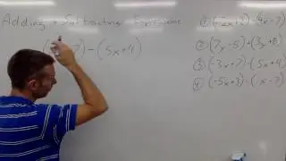 Adding and Subtracting Expressions