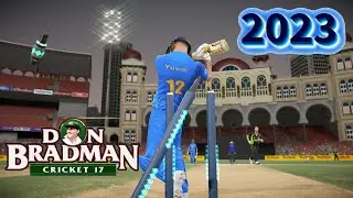 First time - worth playing Don Bradman Cricket 17 in 2023 ? - India vs Australia 5 overs full match