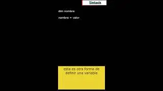 Tips rapidos en VBscript / variables 