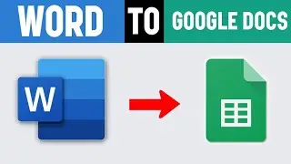 How to Convert Word Document to Google Docs