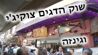 שוק הדגים צוקיג'י ואזור גינזה | Tsukiji Ginza