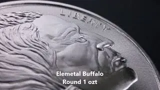 Silver Buffalo Round