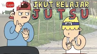NYESEL BELAJAR JUTSU NARUTO | KARTUN LUCU - ANIMASTRIP | YOUKUPER - 