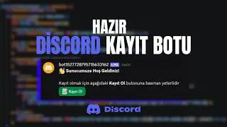 DİSCORD HAZIR KAYIT BOTU!! 2026