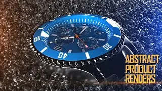 Abstract Product Renders With Tyflow 