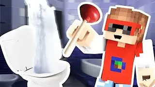 ЧИСТИМ ТУАЛЕТ В НАШЕМ РЕСТОРАНЕ? - РЕСТОРАН В МАЙНКРАФТ #24