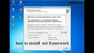 how to install  net framework 4.0 | 4.5 | Tutorial Jinan