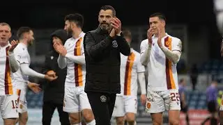 Stuart Kettlewell reacts to Ross County win