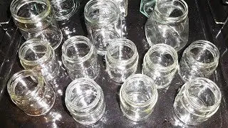 How to sterilize jars in the oven
