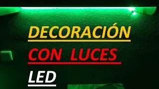 Led de colores con mando a distancia.