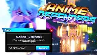 Roblox Anime Defenders - NEW UPDATE 2 (All Codes, Tower of Eternity, Units)
