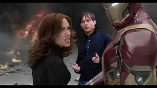 Tobey Maguire joins the Civil War Airport Battle (Japanese)