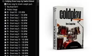 FREE Acoustic Drum Loops Sample Pack | Indie Pop Live Drums Sample Pack (WAV)