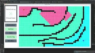 Python Pathfinding Visualizer - Update 5.0 - Seung Jae Yang