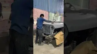 Thar Getting Ready for Paintwork #youtubeshorts #viral #trending #painting #shorts