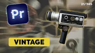 COMMENT DONNER UN LOOK VINTAGE | Tuto Premiere Pro