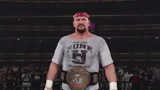WWE 2K24 Gameplay ECW Action  : Terry Funk VS Caktus Jack