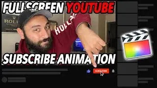 I Created Your Fullscreen Subscribe Animation! [Final Cut Pro Project File & Tutorial]