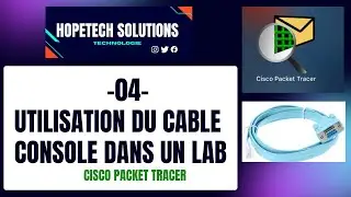 [ 04 ]  Utilisation du câble console dans un LAB (Cisco paquet tracer)