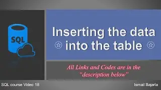 18 Insert data into table in MySQL