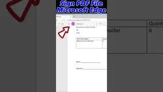 Sign PDF Free | Microsoft Edge 
