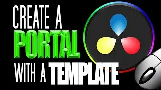 Create A Portal Using A Particle Template in Davinci Resolve's Fusion
