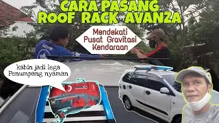 #tips otomotif mobil  #cara pasang cross bar    CARA PASANG ROOF RACK AVANZA