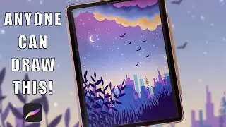Procreate Drawing for Beginners! Easy Step by Step Tutorial