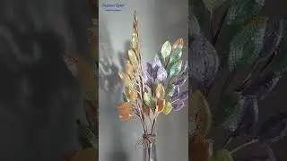 Осінні гілочки з бісеру/ autumn twigs made of beads