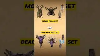 MONK FULL SET 🔥 VS DEAD FALL FULL SET ☠️ WHICH ONE IS BETTER? LETS FIND OUT ! #shorts #shadowfight2