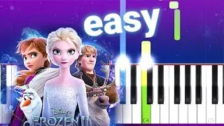Panic! At The Disco - Into The Unknown (Frozen 2) 100% EASY PIANO TUTORIAL
