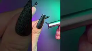 Круглый блик гель-лаком кошачий глаз | Градиент на ногтях | Осенний маникюр