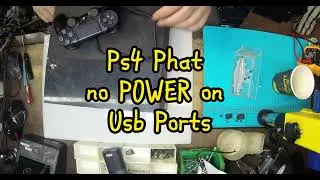 Fix PS4 Fat USB Ports Stop Working ! PS4 USB Ports - No Charging or Activity Repair