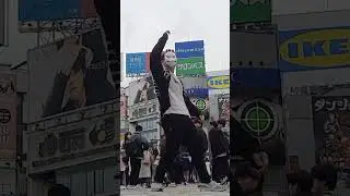 Dancing in the middle of Shibuya. I did not expect her reaction! 😂