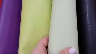 Кожзам на тканевой основе. Обзор новинок.