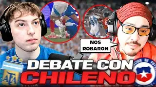 DEBATE CON EL CHILENO QUINTANA - ¿CHILE FUE PERJUDICADO? ¿ROBO? ¿IR AL MUNDIAL O LA COPA AMERICA?