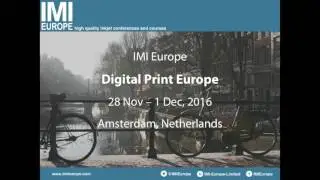 IMI Europe Inkjet Ink Development Conference - Introduction