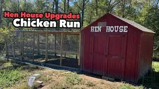 Building a Chicken Run addition to the Hen House