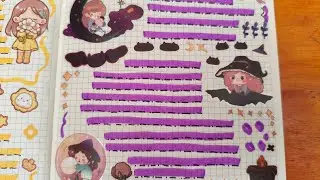 AESTHETIC JOURNALING GIRL STICKERS | JOURNAL GIRL STICKERS MAKING | JOURNAL AMEL | KAWAII STICKERS