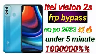 Itel vision 2s frp bypass without pc