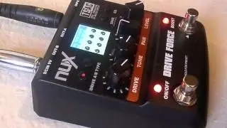 Nux Drive Force multi-distortion guitar pedal demo