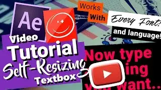 Self Resizing Textbox - After Effects Tutorial