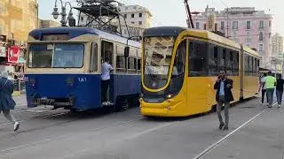 Alexandria Egypt | The historical Trams at the Famous El Raml Station