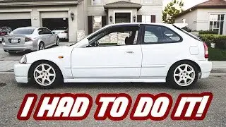 EK Hatchback's First MOD + VTEC!