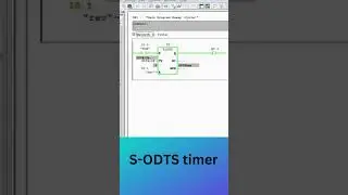 How to Work S-ODTS Timer in Siemens PLC